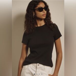 Pilcro fitted black layering tee
small